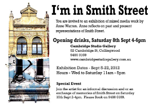 A thumbnail of the flyer for I'm In Smith St exhibition